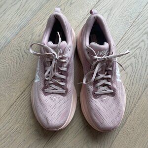 Hoka One One Bondi 8 in Peach Mauve